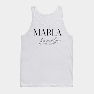 Marla Family EST. 2020, Surname, Marla Tank Top